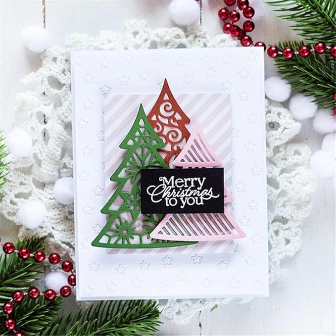 Mvchifay Cutting Dies for Card Making Metal Die-Cuts Scrapbooking Tool Hollow - Image 3