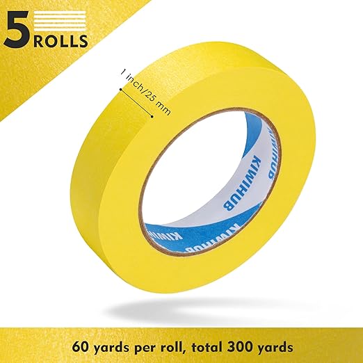 Yellow Painters Tape, DIY Crafting, Decoration and School Projects - Image 2