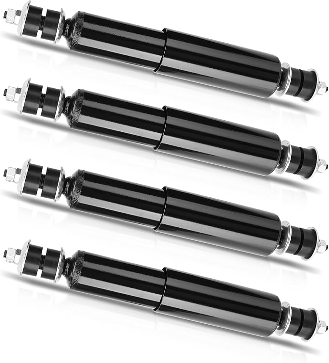 4PCS Front and Rear Shock Absorbers Compatible with EZGO TXT Golf Cart 1994-Up Gas & Electric Models Replace# 76418-01, 70928-G01