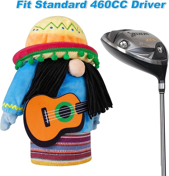 mytag Funny Golf Club Head Covers, Animal Plush Driver Headcover, Golf Headcover Fits Standard 460cc Driver Head