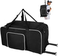 LARIPOP Baseball Bag Softball Duffel Bag for Youth Adult, 70L Sports Gear Bag with Bat Sleeves & Shoe Compartment