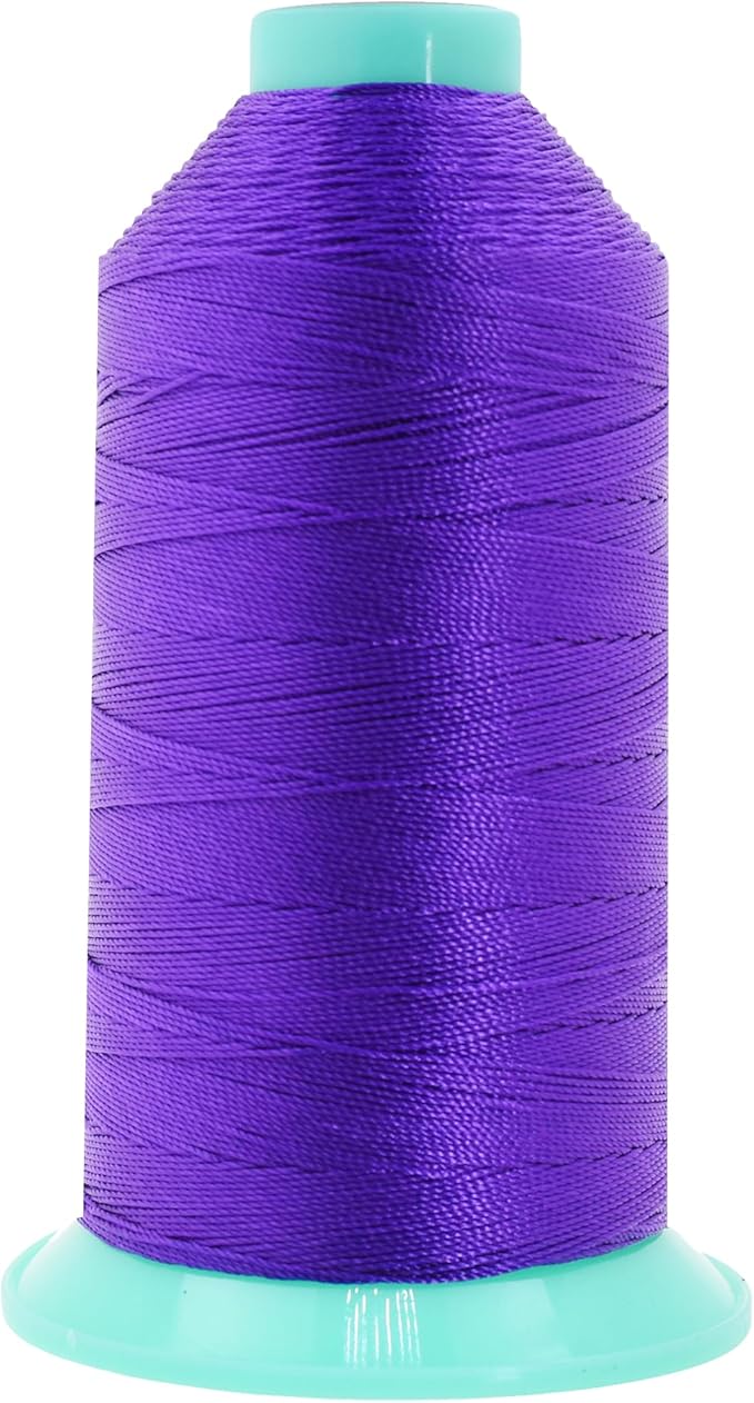 Mandala Crafts Bonded Nylon Thread Violet Heavy Duty Sewing Threads by MandalaCrafts