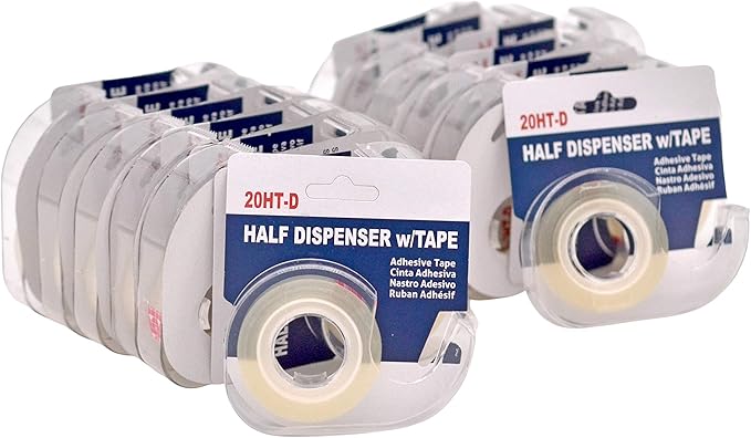 WOD OST20D Office Tape Clear Refill Rolls and Refillable Dispenser by WODTape