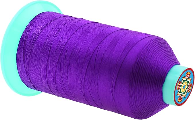 Mandala Crafts Bonded Nylon Thread True Purple Heavy Duty Sewing Threads - Image 2