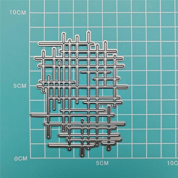 1Pc Silver Irregular Lines Metal Cutting Dies - Image 3