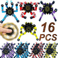 16Pc Fingertip Gyro Fingertip Mechanical Top DIY Deformation Robot Metal by ShineWorld