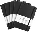 Huhuhero Lined Journal Notebook, 5 Pack Black Hardcover Notebooks by Huhuhero