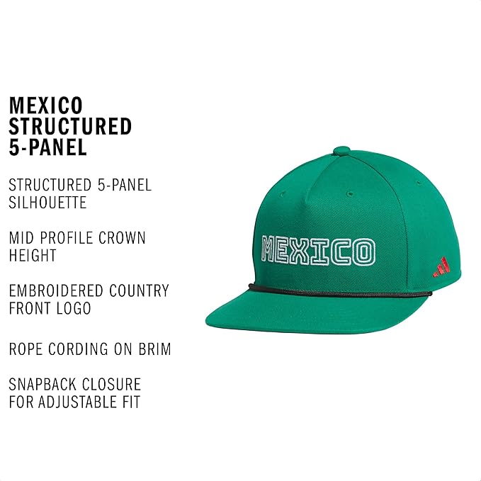 adidas Men's Midrange Hat – Athletic Snapback Cap with Logo