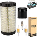 10L0L Golf Cart Tune Up Kit for Club Car Precedent 2004-UP with Kawasaki Engine, Includes Air Oil Fuel Filter 102558201, 1016467, 102003201, Spark Plug BPR2ES