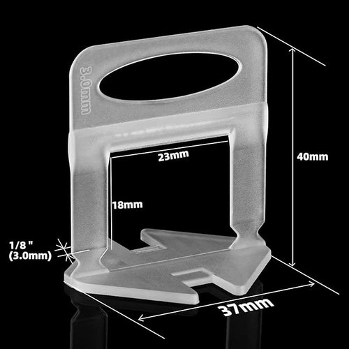1/8” Tile Leveling System Spacers 4000 PCS Tile Leveling Clips Kit Prevent Tile - Image 2