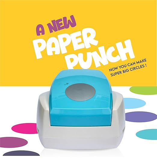 4 Inch Circle Punch, Hole Punch Shapes, Paper Punch Set - Image 4