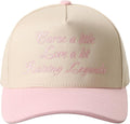 MIRMARU Two-Tone Vintage Canvas Trucker Hats for Men & Women, Adjustable Size Baseball Caps with Trendy Embroidered Design
