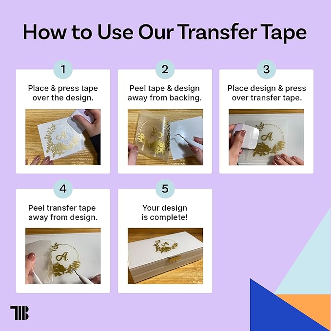 6" x 100' Roll of Clear Transfer Tape - Image 5