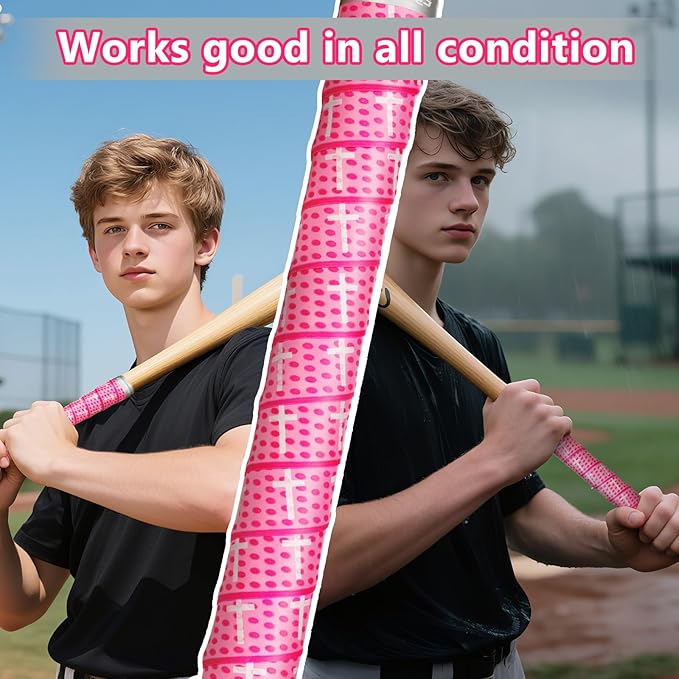 Eyourlife 2/4 Pack Baseball Bat Grip Bat Wraps for Baseball Lifestyle Softball Gifts Pro Feel Non-Slip Elite Batting Grip Tape for Bats Players