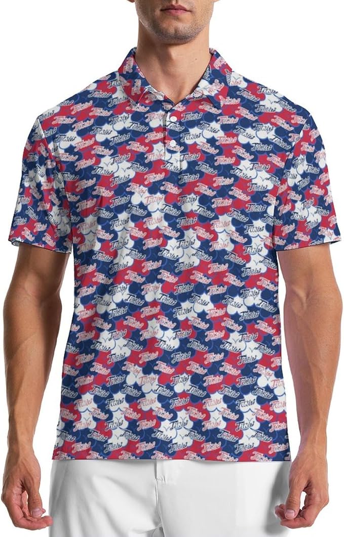 Mens Golf Shirts Golf Polo Shirts for Men Short Sleeve Polo Shirts Golf Gifts