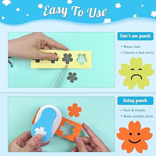 Flower Hole Punch for Paper Crafts, 1.5-Inch Across, Cherry Blossoms Punch - Image 5
