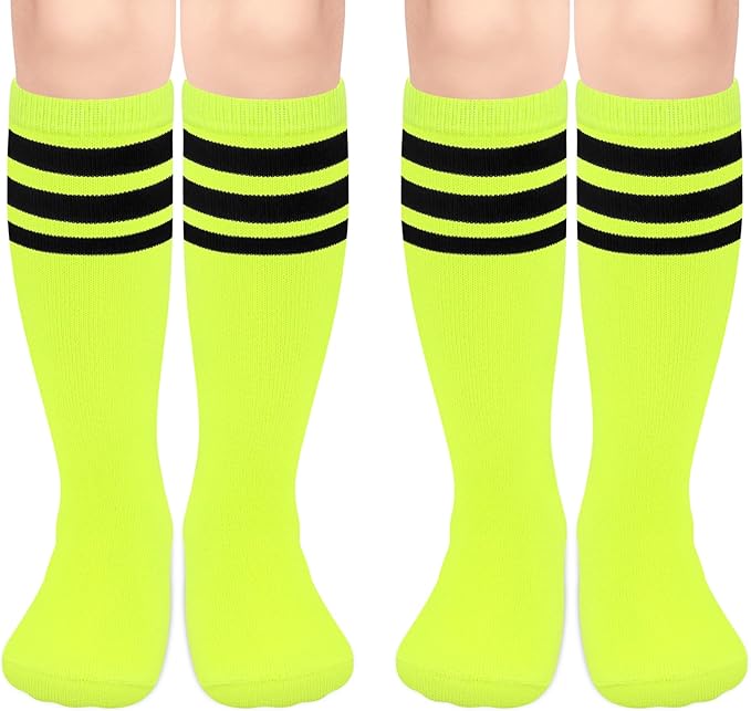 Olreco Toddler Soccer Socks Kids Baseball Socks Youth Softball Sock for Girls Boys Football Sock Boys Athletic Accessories