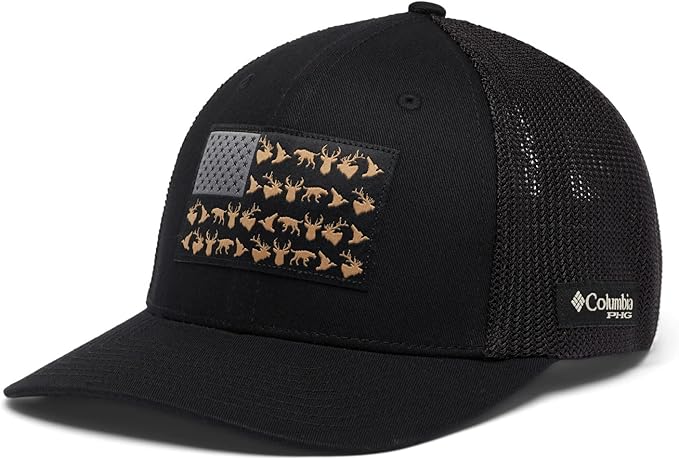 Columbia Unisex-Adult PHG Game Flag Mesh Ball Cap - Low Crown