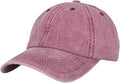 Classic Dad Hat Cotton, Low-Profile Plain Baseball Cap, Adjustable, Breathable and Packable