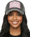 Funky Junque Distressed Vintage Baseball Cap - Embroidered Patch Women's Hat - Holiday, Lifestyle & Patriotic Designs