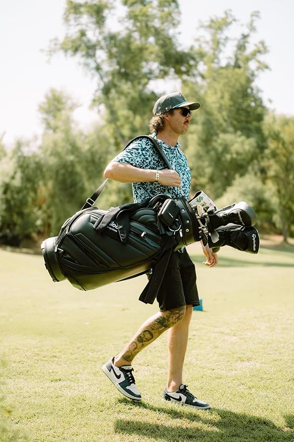 BRIMZ Golf Performance Hat - Tee Holder & Magnetic Ball Marker - Breathable, Sweat & Water Resistant Golfing Snapback Hat