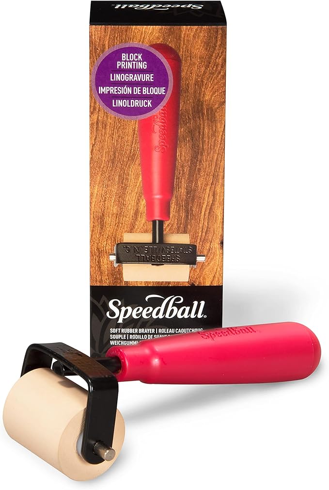Speedball Soft Rubber Brayer, 1.5-Inch - Image 2