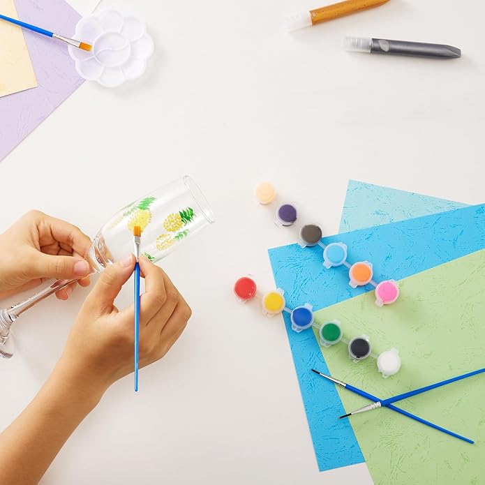 6 Sets Paint Your Own Wine Glass Set - Image 7