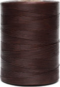 Waxed Thread, 852Yards 150D 0.8mm Flat Polyester Wax Thread by EXKALAFUL