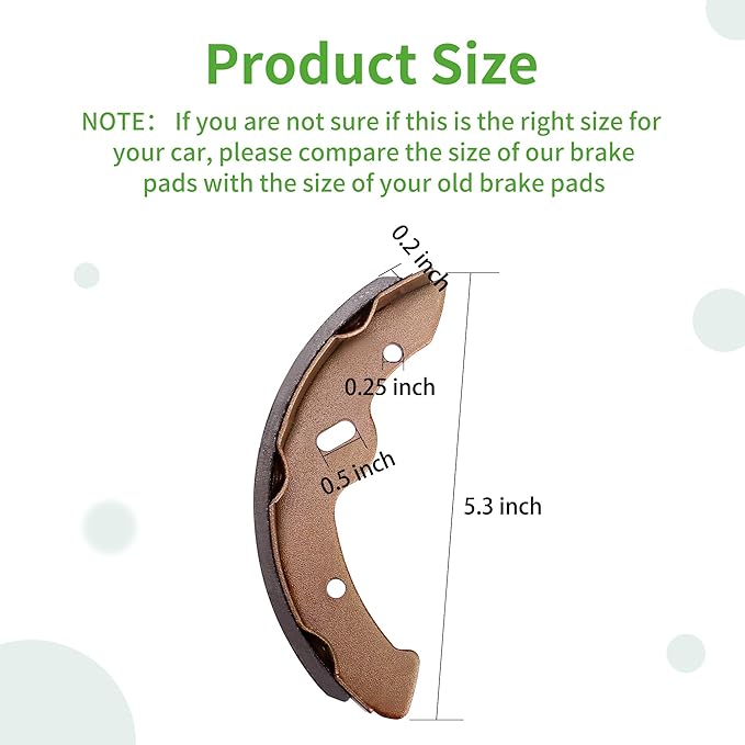 10L0L Golf Cart Brake Shoes,Brake Pads and Bendex Drum Spring Kit for Yamaha 1993-Up G14, G16, G19-G22 and 1996-Up TXT/EZGO/ST350/Workhorse/Medalist 1997 UP OEM 27943G01 27945G01 70794G01 70795G01