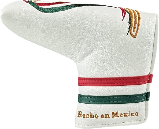 Foretra Mexico Driver Headcover Golf Club Covers Blade Mallet Putter Cover Alignment Stick Holder Hybrid Fairway Wood Head Cover Mexican Style Novelty Golf Accessories for Most Brands