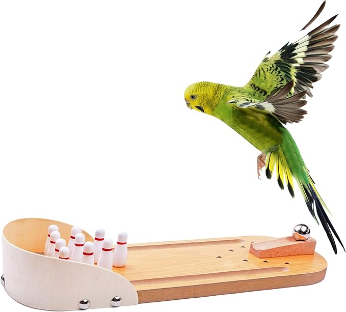 Table Top Mini Bowling Game Set-Tabletop Wooden Board Mini Arcade Desktop Tiny - Image 5