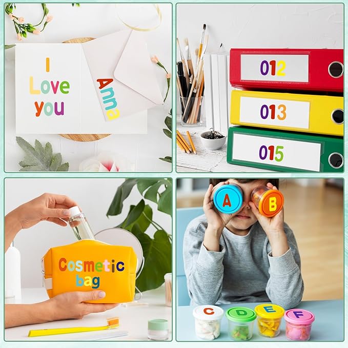 Alphabet Sticker, Self Adhesive Vinyl Letter Stickers Mailbox Numbers, Self - Image 6