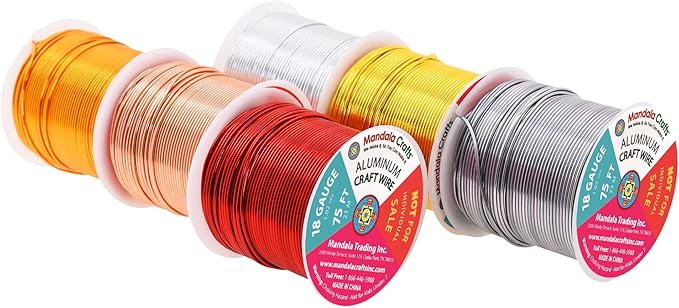 Mandala Crafts 18 Gauge Anodized Aluminum Craft Wire - Image 2