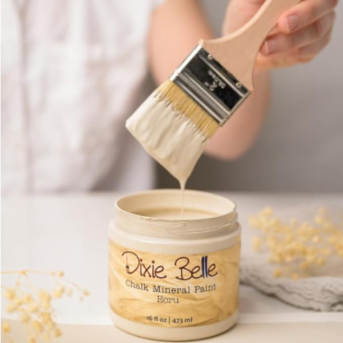 Dixie Belle Paint Company Chalk Finish Furniture Paint – Ecru – Matte Chic - Image 3