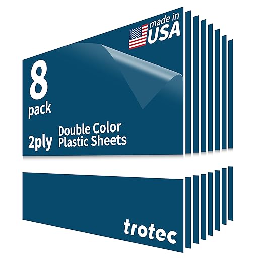 Trotec TroLase | 12"x12"x1/16", Guillotine | Made in USA by TrotecEngravingSupplies