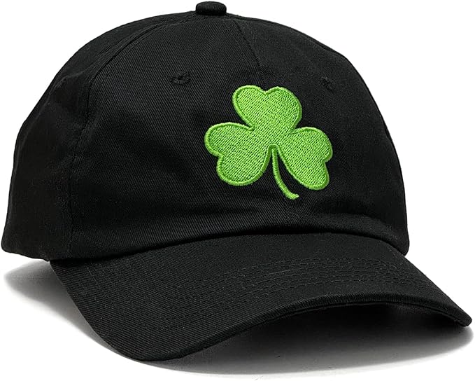 St Patricks Day hat Green Baseball Cap Shamrock Embroidered for man Women Funny