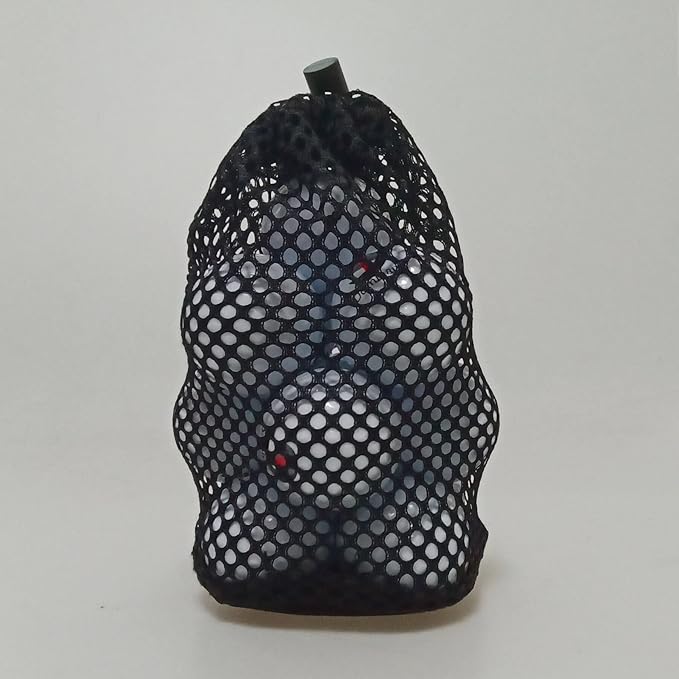 2-Pack Golf Ball & Pickleball Mesh Bag, Golf Balls Bag Sack, Multi-Purpose Net Pouch, Fit for Ping Pong, Table Tennis Ball, Bucket Balls, Household Small Tools Items Storage, Diving