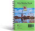 Elan A5 Mixed Media Journal, 30 Sheets Italian Paper 110 lb/250 GSM, Acid-Free by Elan