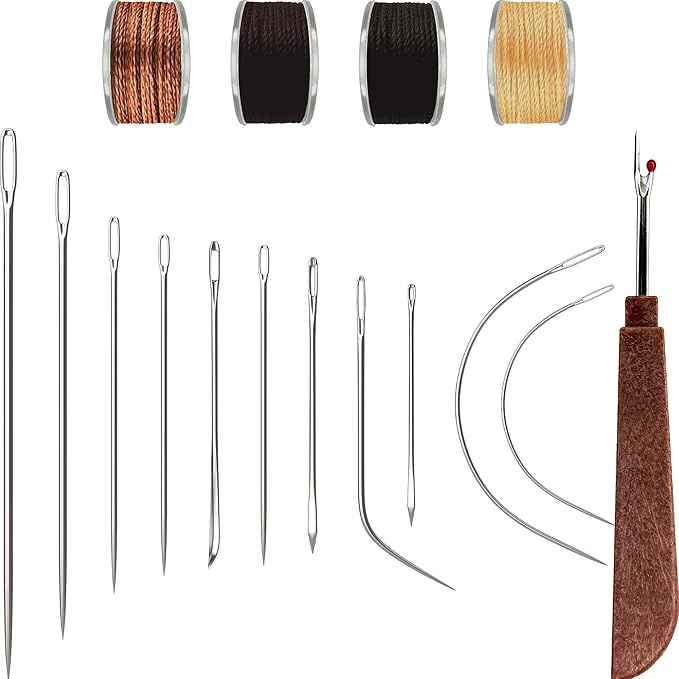 VONEEDL Heavy Duty Sewing Needles & Waxed Thread by VONEEDL