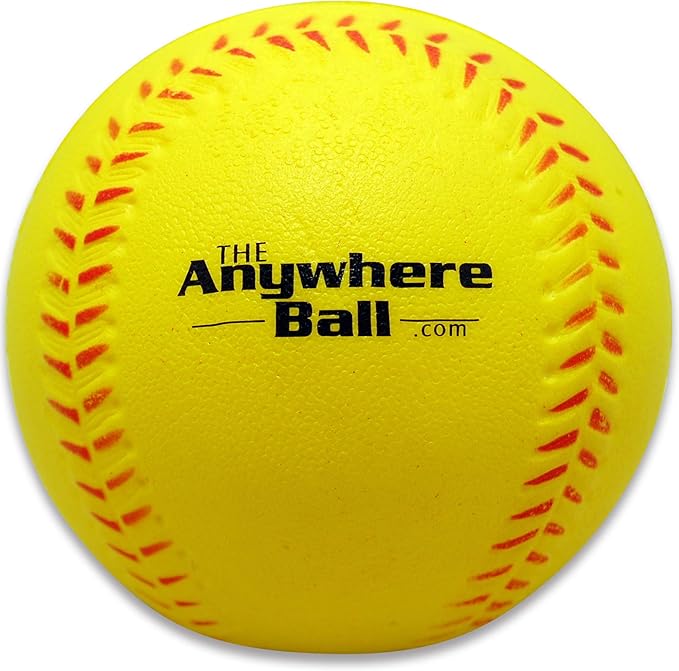The Anywhere Ball Baseball & Softball Foam Training Ball (6 Pack Bundle)