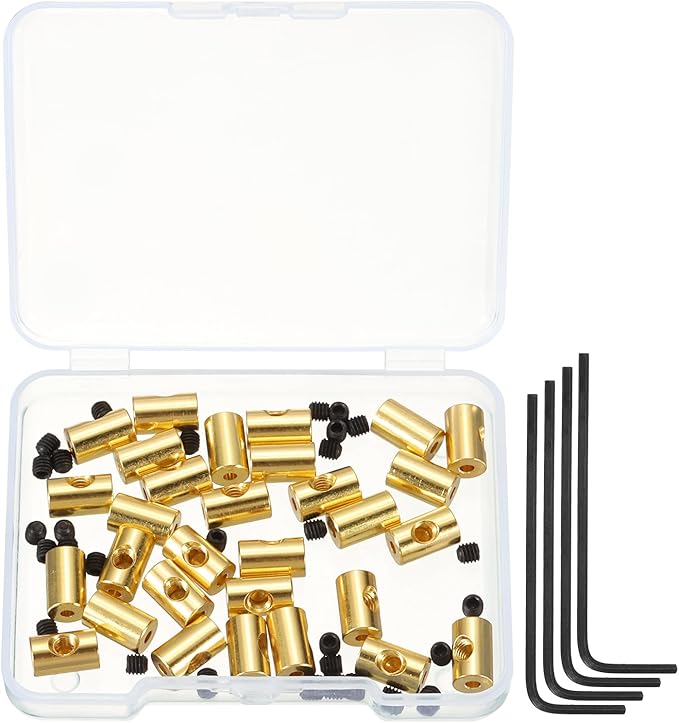MECCANIXITY 30 Pcs Metal Locking Pin Backs, Locking Pin Keepers Locking Clasp by MECCANIXITY