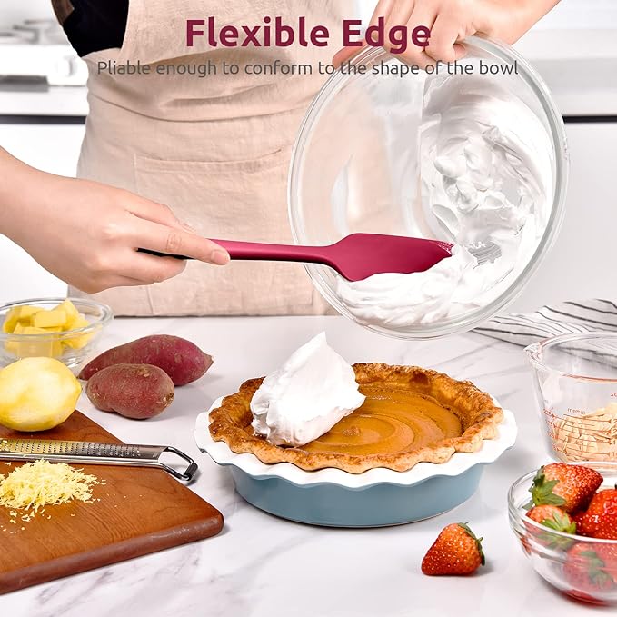 Heat Resistant Silicone Spatula Set: U-Taste 600ºF High Temp Seamless Food - Image 4