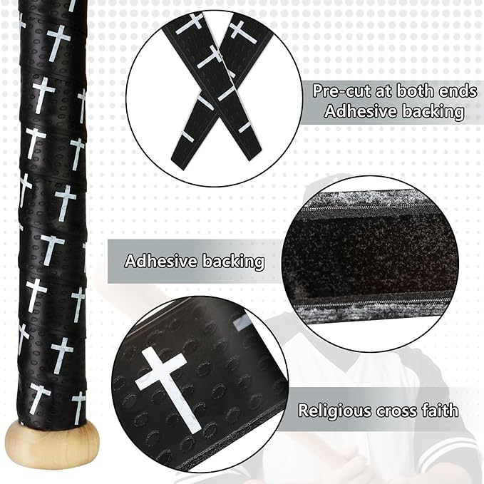 Eyourlife 2/4 Pack Baseball Bat Grip Bat Wraps for Baseball Lifestyle Softball Gifts Pro Feel Non-Slip Elite Batting Grip Tape for Bats Players
