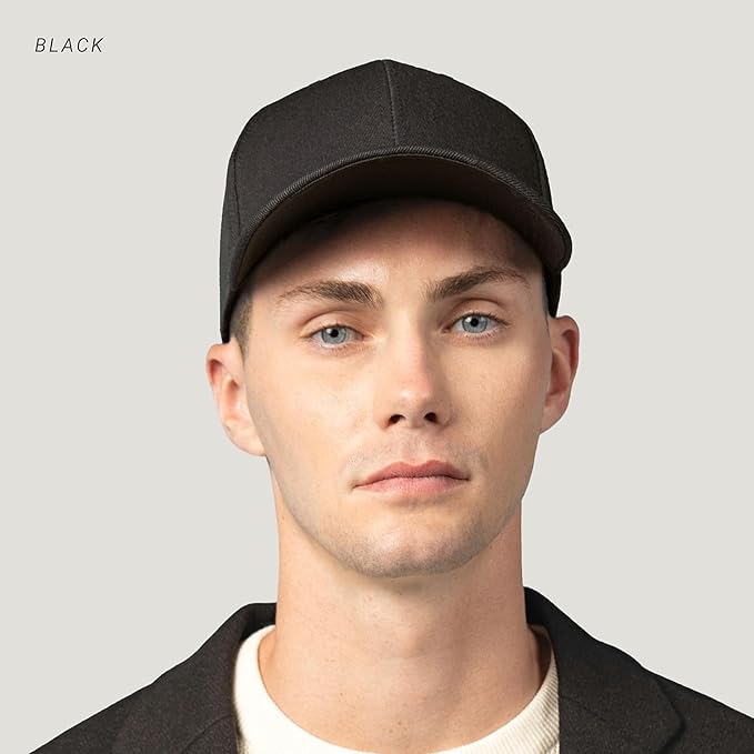 2-Pack Classic Structured Baseball Cap Adjustable Snapback Multipack Ball Caps for Custom Embroidery Running Workouts Outdoor