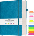 College Ruled Notebook, Large A4 Hardcover Leather Journal, 312 Numbered Pages by OFFIGIFT