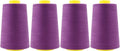 Mandala Crafts 4 Pack of Serger Threads Cones Spools by MandalaCrafts