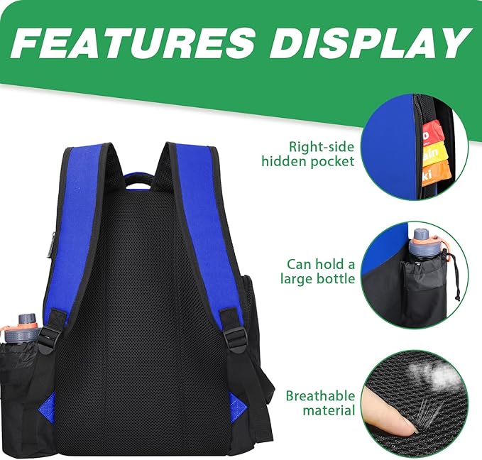 Disc Golf Bag Holds 23+ Discs,Durable Disc Golf Backpack with cooler compartment,Large Capacity Frisbee Bags