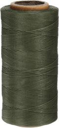 uxcell 150D 0.8mm Flat Waxed Thread 284 Yards Polyester Leather Sewing Waxed by uxcell