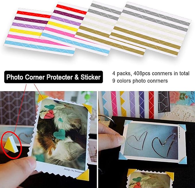 Photo Album DIY Scrapbook 10x10 inch 50 Pages Double Sided, Vintage Leather - Image 6