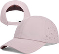 Women’s Ponytail Baseball Cap, Quick-Dry Sport Caps Hat with Breathable Daisy Perforations for Running, Tennis, Golf